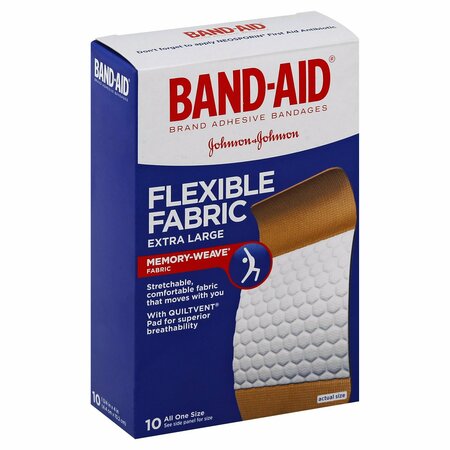 BAND-AID Extra Large Flexible Fabric Knee & Elbow 178187